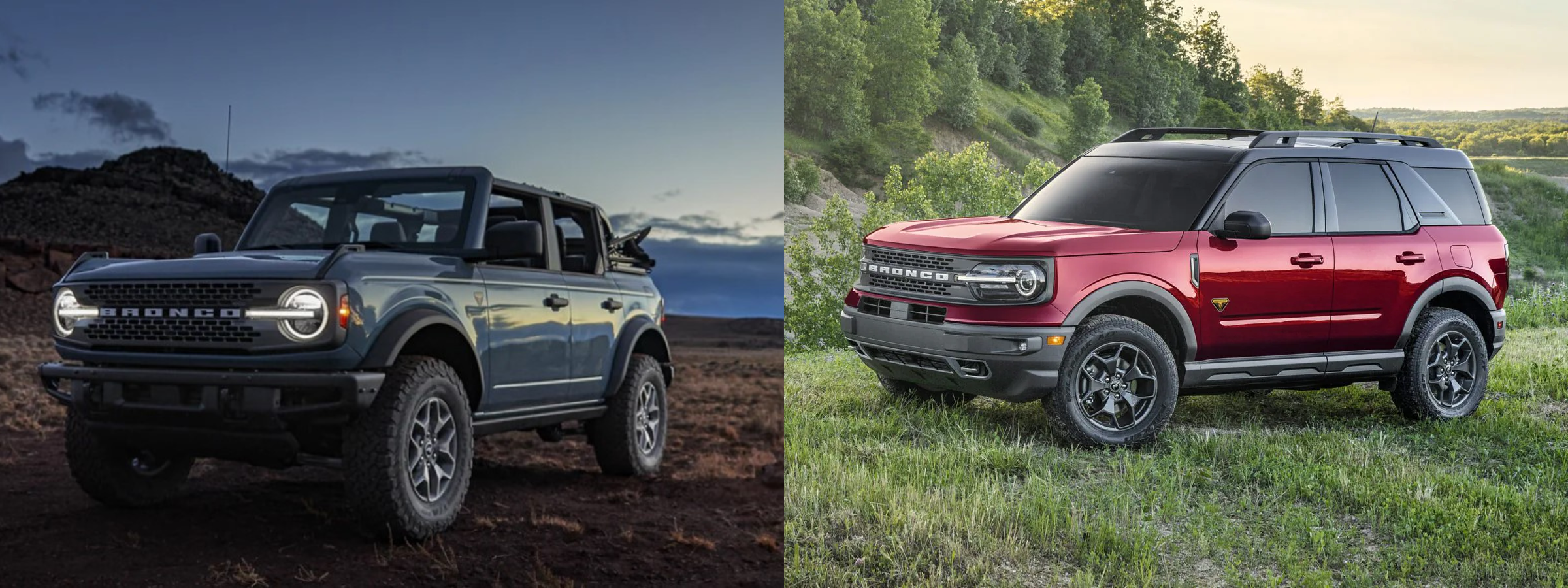 2021 Bronco and Bronco Sport