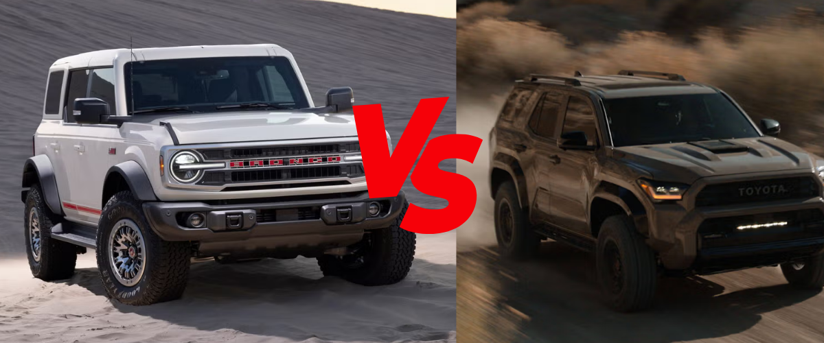 ford bronco vstoyota 4 Runner